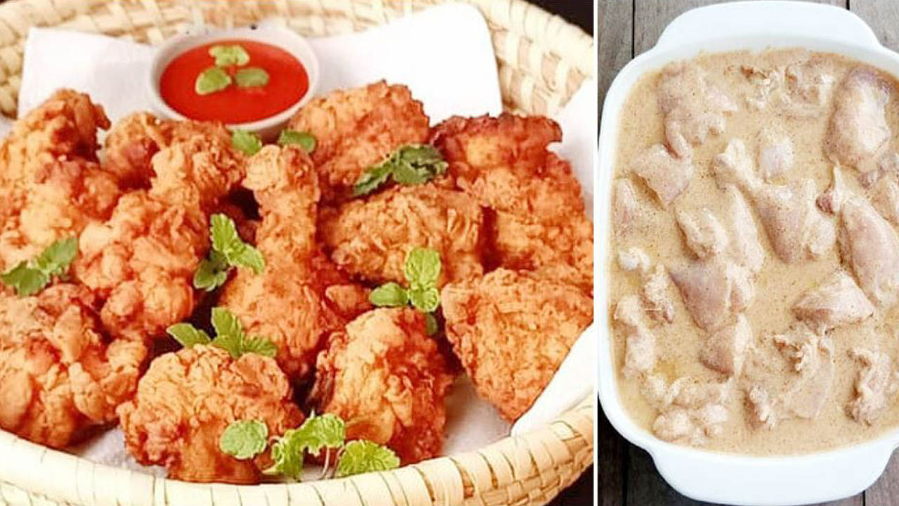 ঘরেই বানান টক দইয়ে মচমচে চিকেন ফ্রাই