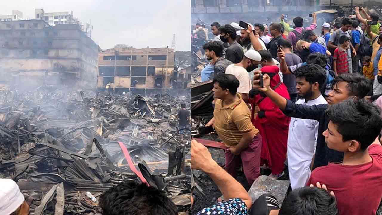 বঙ্গবাজারে অগ্নিকাণ্ডে পুলিশের ওপর হামলা: প্রতিবেদন ২৫ জুলাই