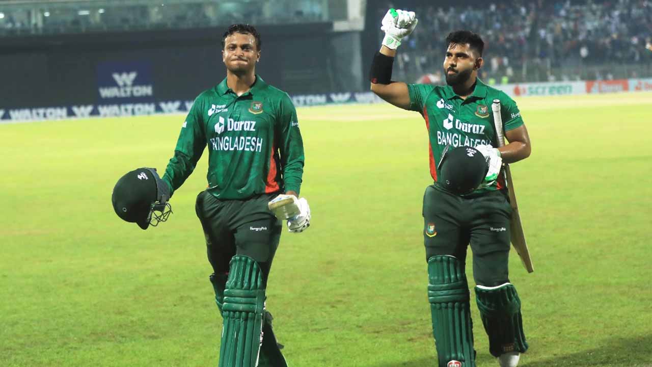 সিরিজ জিতে মাঠ ছাড়ছেন সাকিব-শামিম