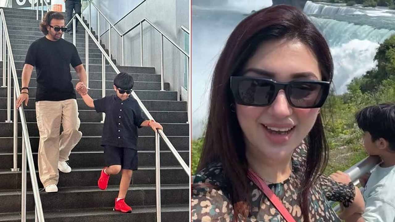 ছেলে জয়কে নিয়ে শাকিব ও অপু যুক্তরাষ্টে ঘুরছেন।