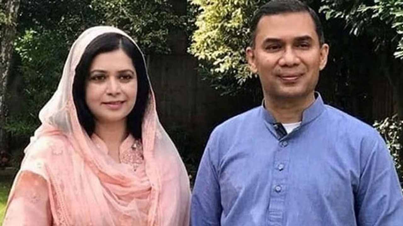 বিএনপির ভারপ্রাপ্ত চেয়ারম্যান তারেক রহমান ও তার স্ত্রী জোবায়দা রহমান (ফাইল ছবি)