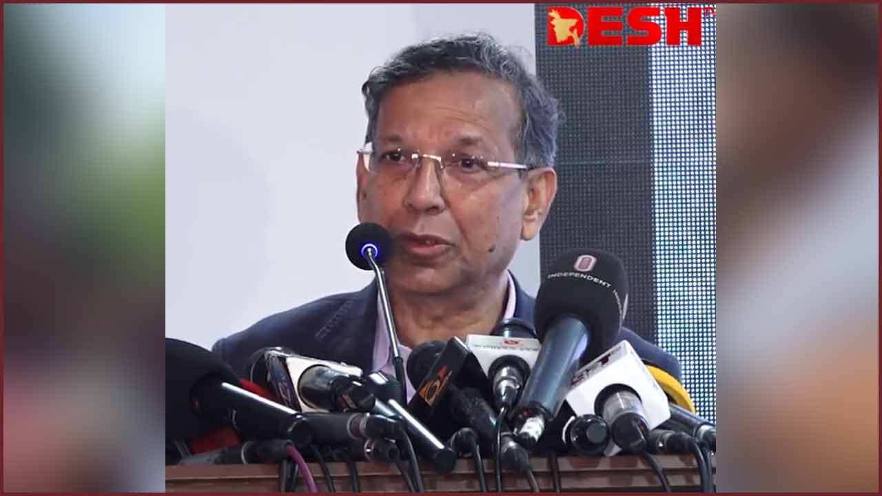 আইনমন্ত্রী আনিসুল হক। ছবি: দেশ টিভি