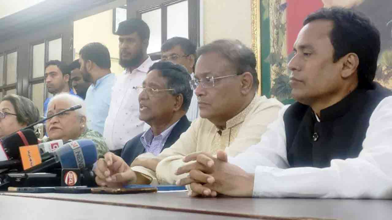 ভারত সফর নিয়ে এক সংবাদ সম্মেলনে কৃষিমন্ত্রী ড. আব্দুর রাজ্জাক