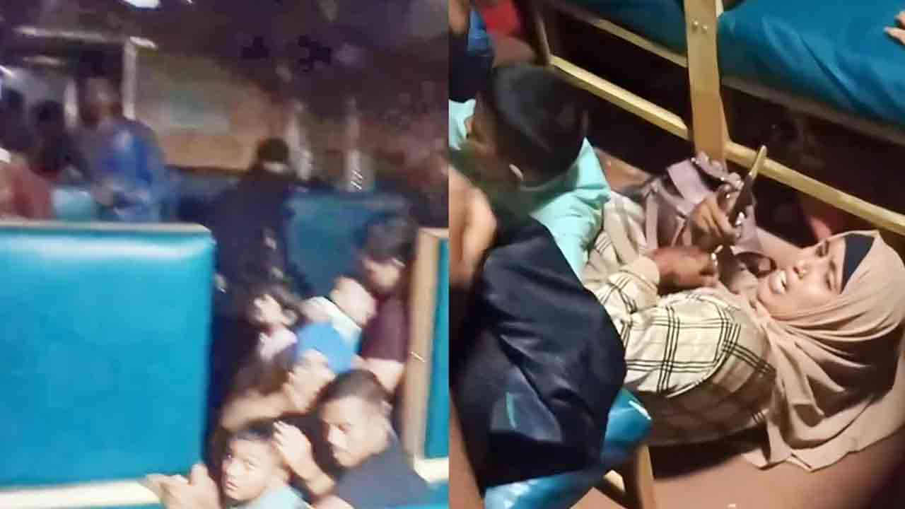 গাজীপুরে চলন্ত ট্রেনে ঢিল ছুঁড়ে ছিনতাই