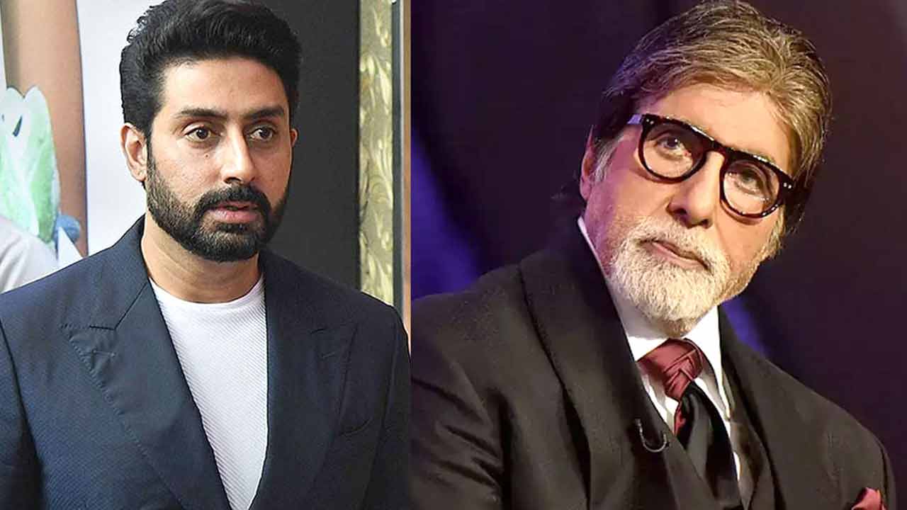 বাবা অমিতাভ ও ছেলে অভিষেক। ফাইল ছবি