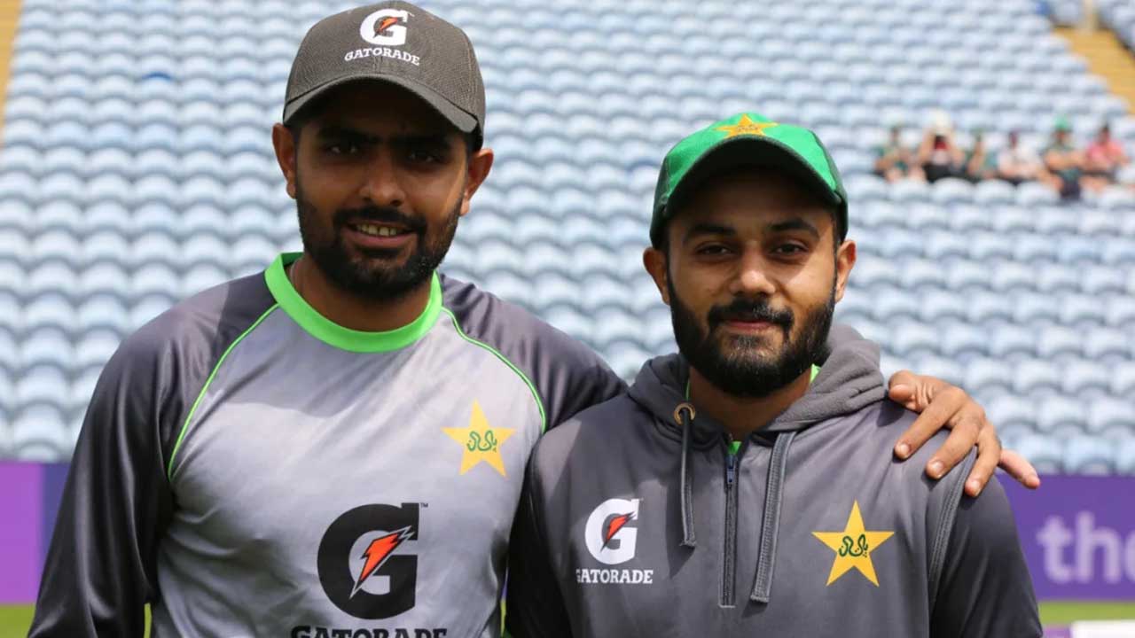 বাবর আজমের সঙ্গে সৌদ শাকিল