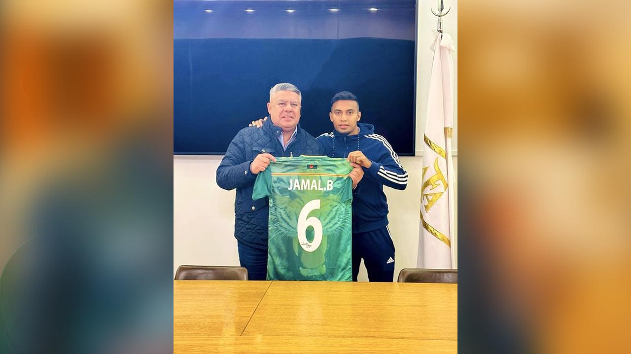 আর্জেন্টিনার ফুটবল প্রধানের সঙ্গে জামাল ভূঁইয়ার সাক্ষাৎ