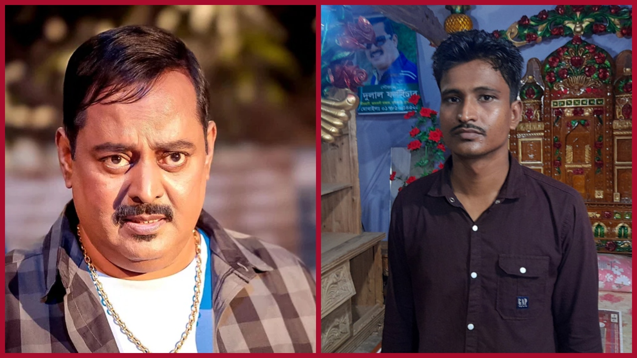 ডিপজলের জন্য রাজকীয় খাট বানিয়েছেন ভক্ত । কোলাজ: দেশ টিভি