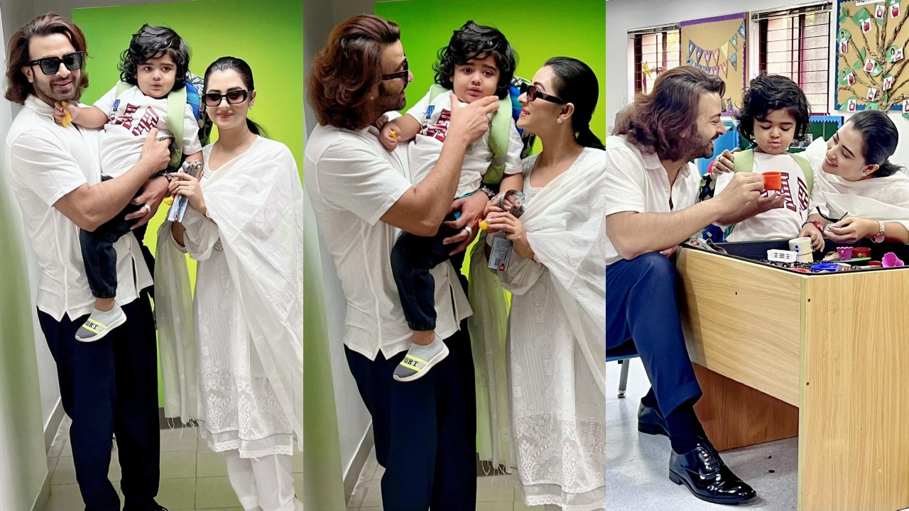 বীরের সঙ্গে শাকিব-বুবলী । ছবি: ফেসবুক