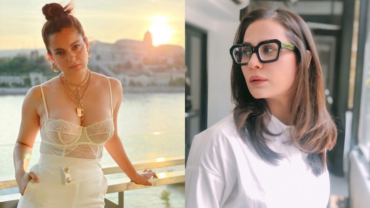 কঙ্গনা ও নওশীন । কোলাজ: দেশ টিভি অনলাইন