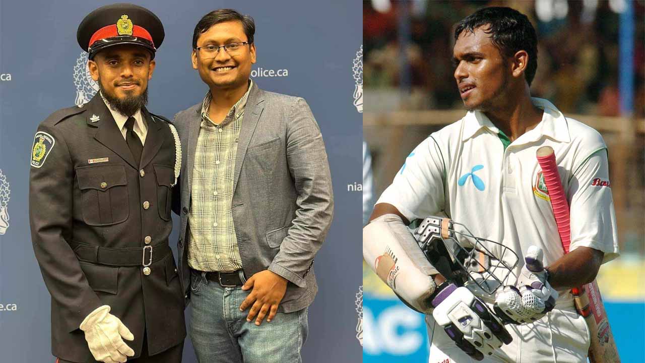 কানাডিয়ান পুলিশের পোশাকে মেহরাব হোসেন