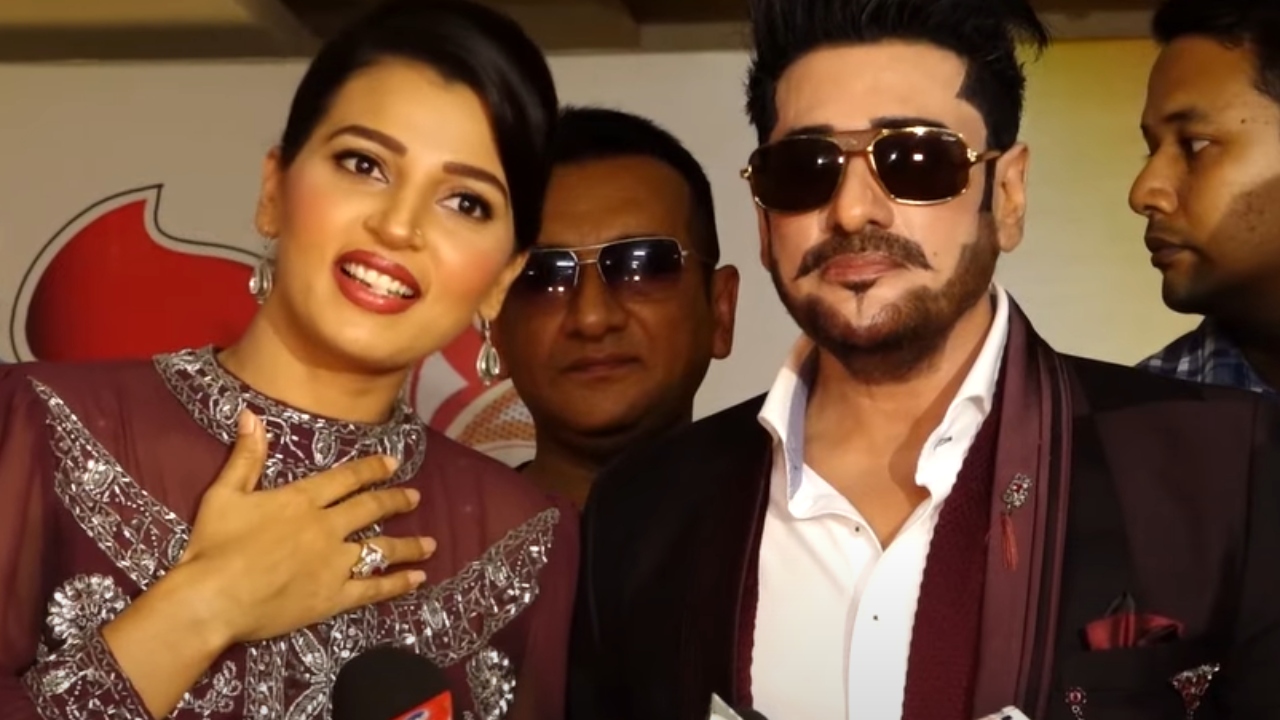 অনন্ত জলিল ও বর্ষা । ছবি: সংগৃহীত