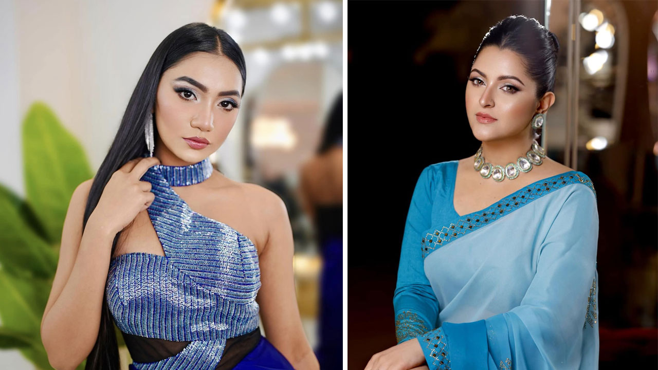 সুনেরাহ ও পরীমণি । ছবি: ফেসবুক