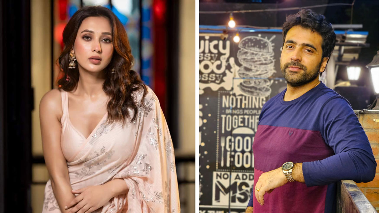 মিমিকে পোলাও-মাংসের সঙ্গে তুলনা আবীরের । ছবি: ফেসবুক