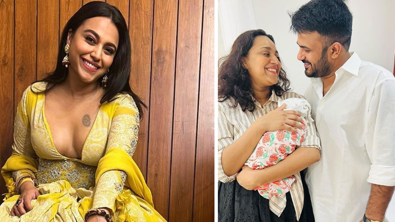 মেয়ের নাম প্রকাশ করেছেন স্বরা । ছবি: ফেসবুক