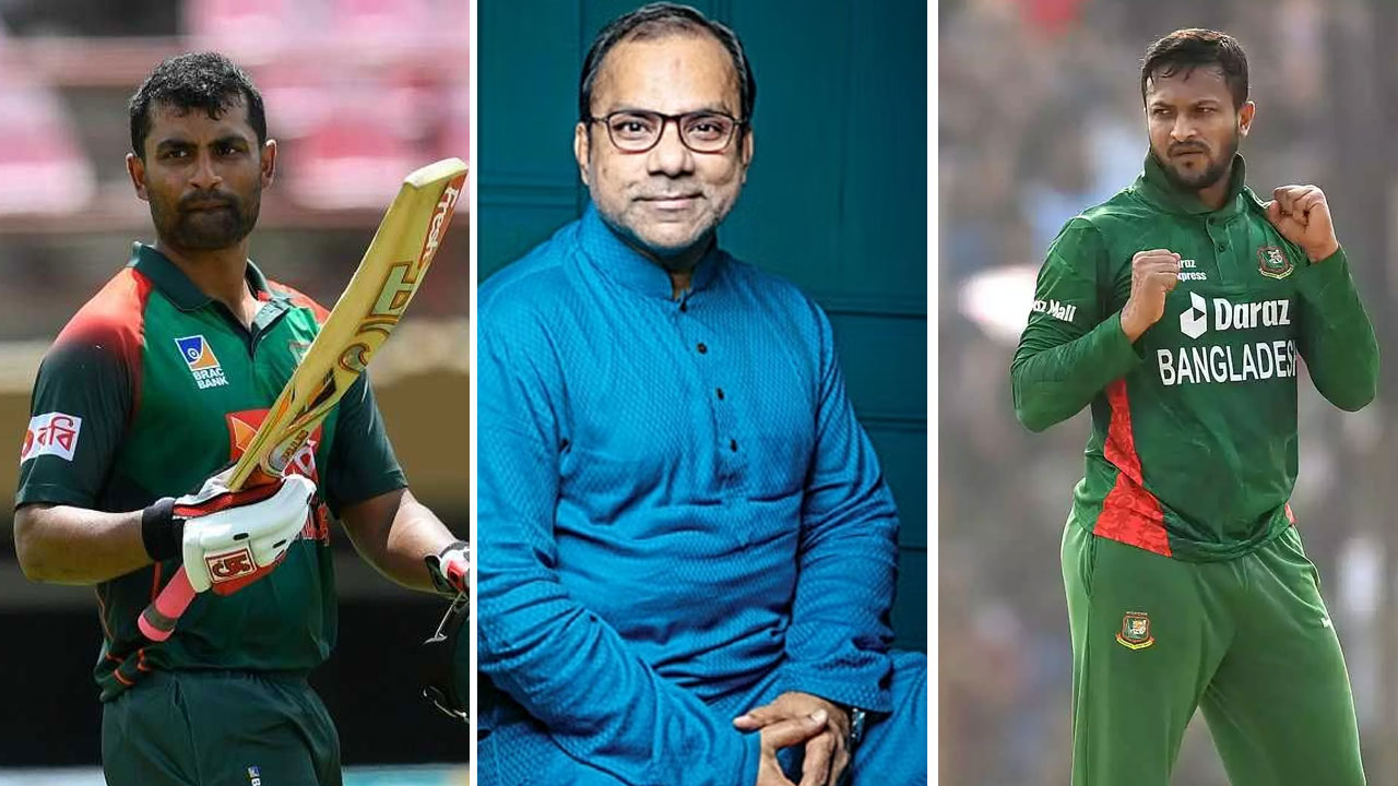 তামিম ইস্যুতে কথা বলেছেন মিশা । কোলাজ: দেশ টিভি