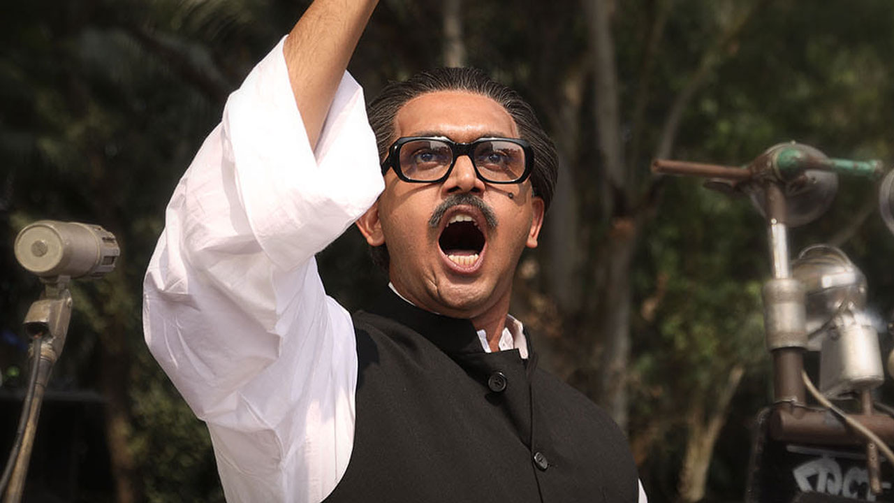 শেখ মুজিবুর রহমানের চরিত্রে আরিফিন শুভ । ছবি: ফেসবুক