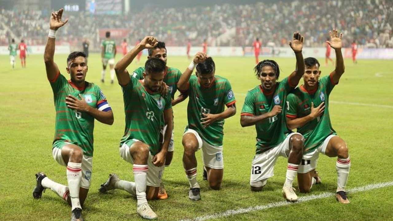 মালদ্বীপকে হারিয়ে বিশ্বকাপ বাছাইয়ের দ্বিতীয় রাউন্ডে বাংলাদেশ