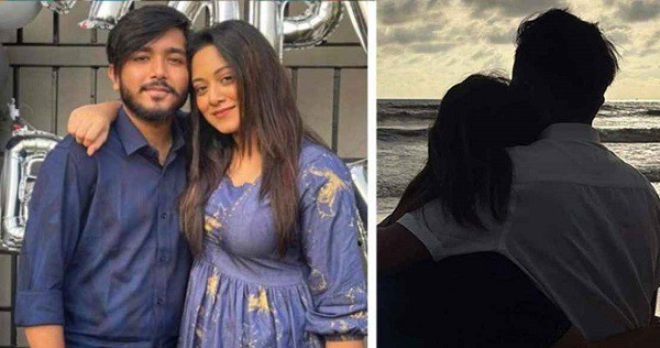 প্রেমিকের সঙ্গে অন্তরঙ্গ দীঘি । ছবি: সংগৃহীত