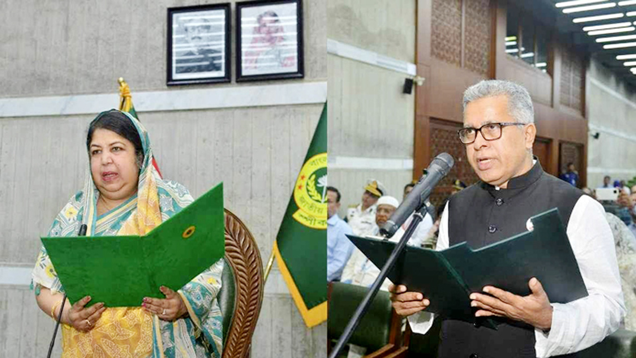 শপথ নিলেন নবনির্বাচিত এমপি আফজাল হোসেন