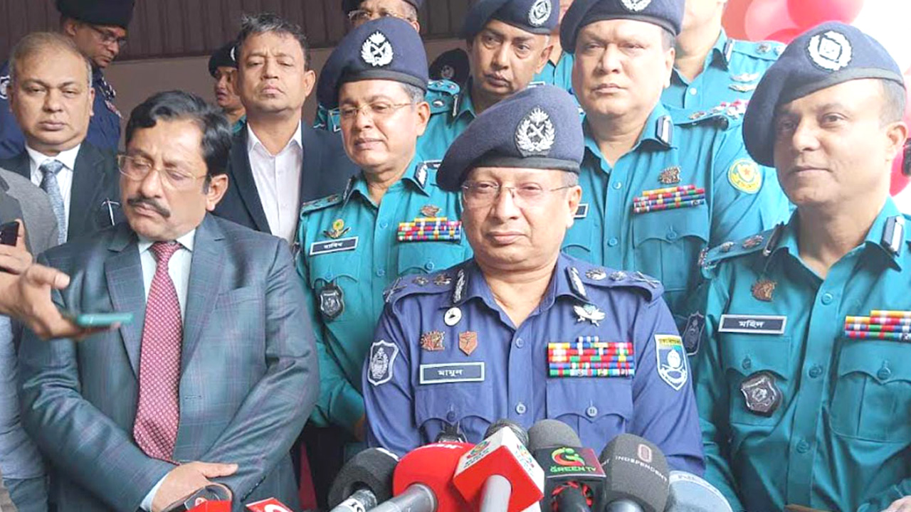 নাশকতাকারীদের রাস্তায় দাঁড়ানোর সামর্থ্য নেই: আইজিপি