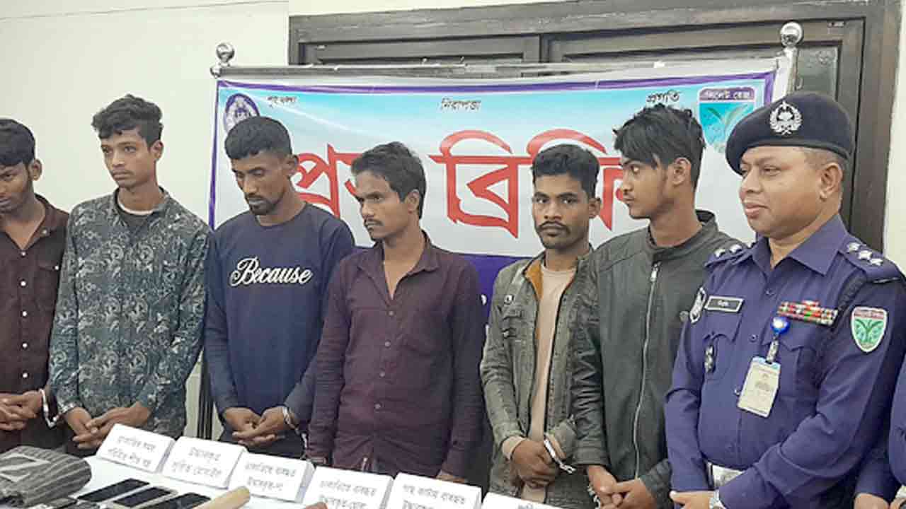 হবিগঞ্জে চা বাগানে ডাকাতির ঘটনায় গ্রেপ্তার ৯