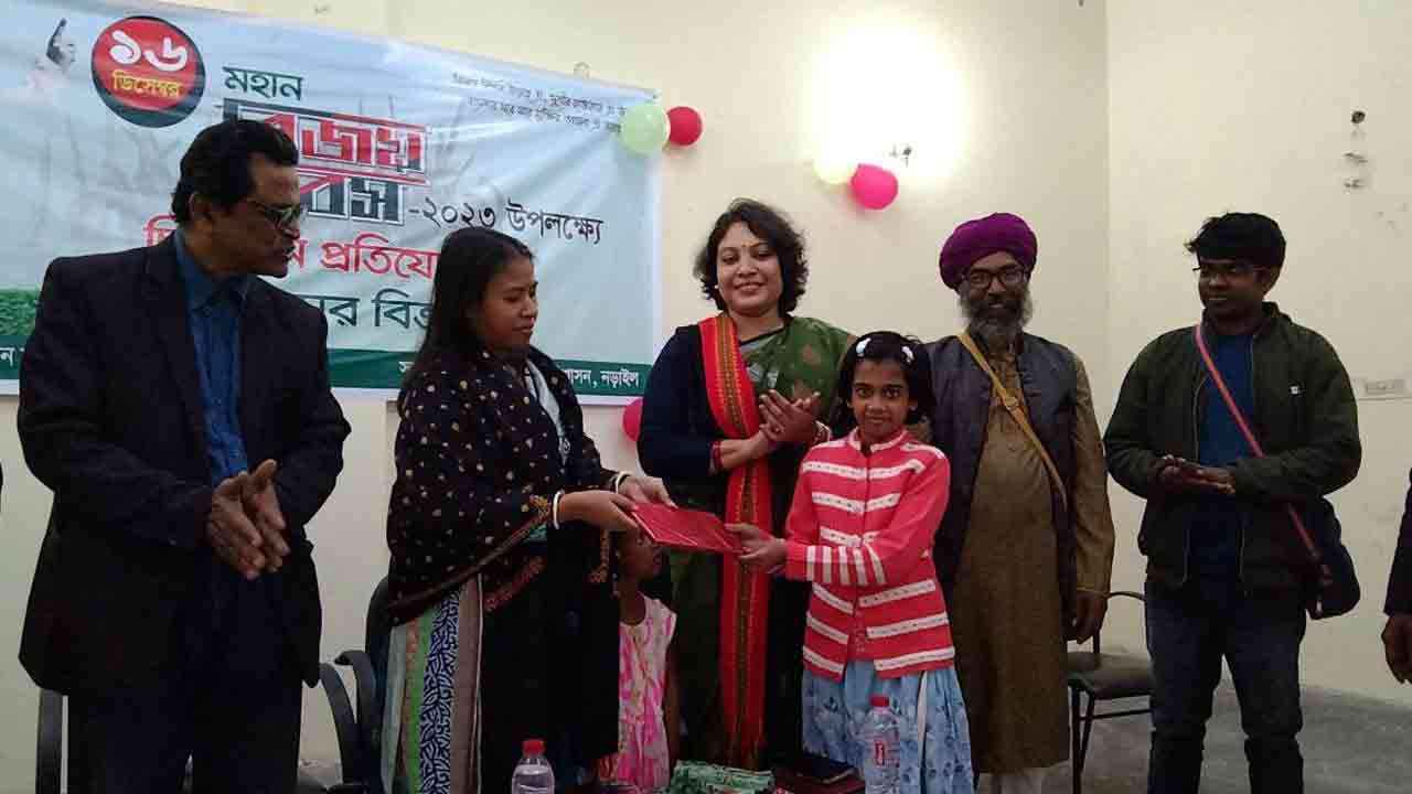 নড়াইলে মহান বিজয় দিবস উপলক্ষে চিত্রাঙ্কন প্রতিযোগিতা