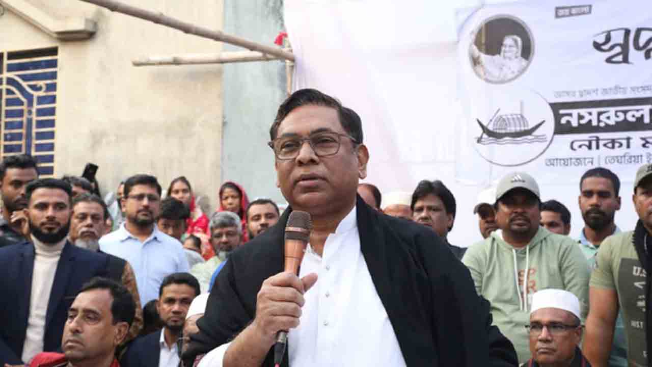 নির্বাচনে না এসে বিএনপি-জামায়াত নিশ্চিহ্ন হয়ে গেল: নসরুল