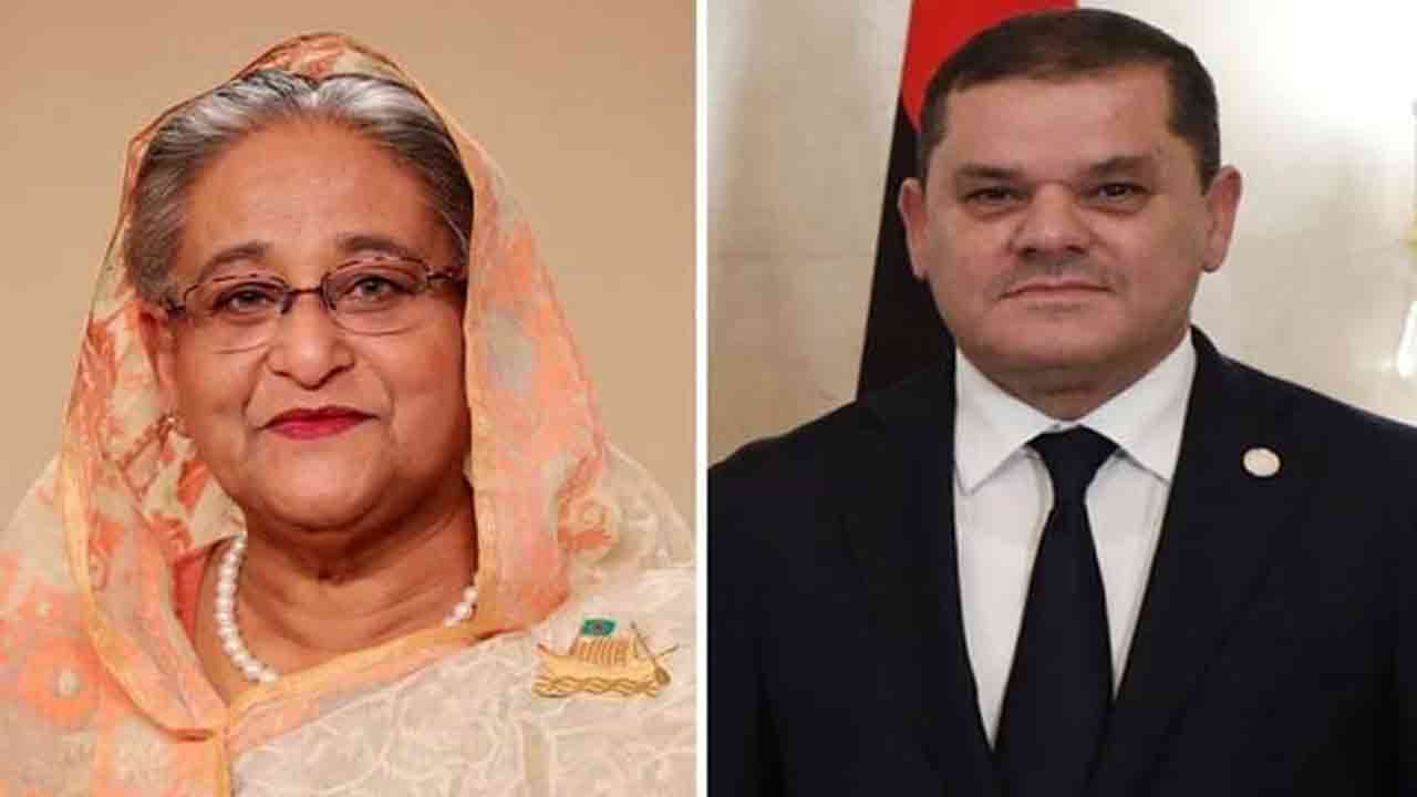 শেখ হাসিনাকে লিবিয়ার প্রধানমন্ত্রীর অভিনন্দন