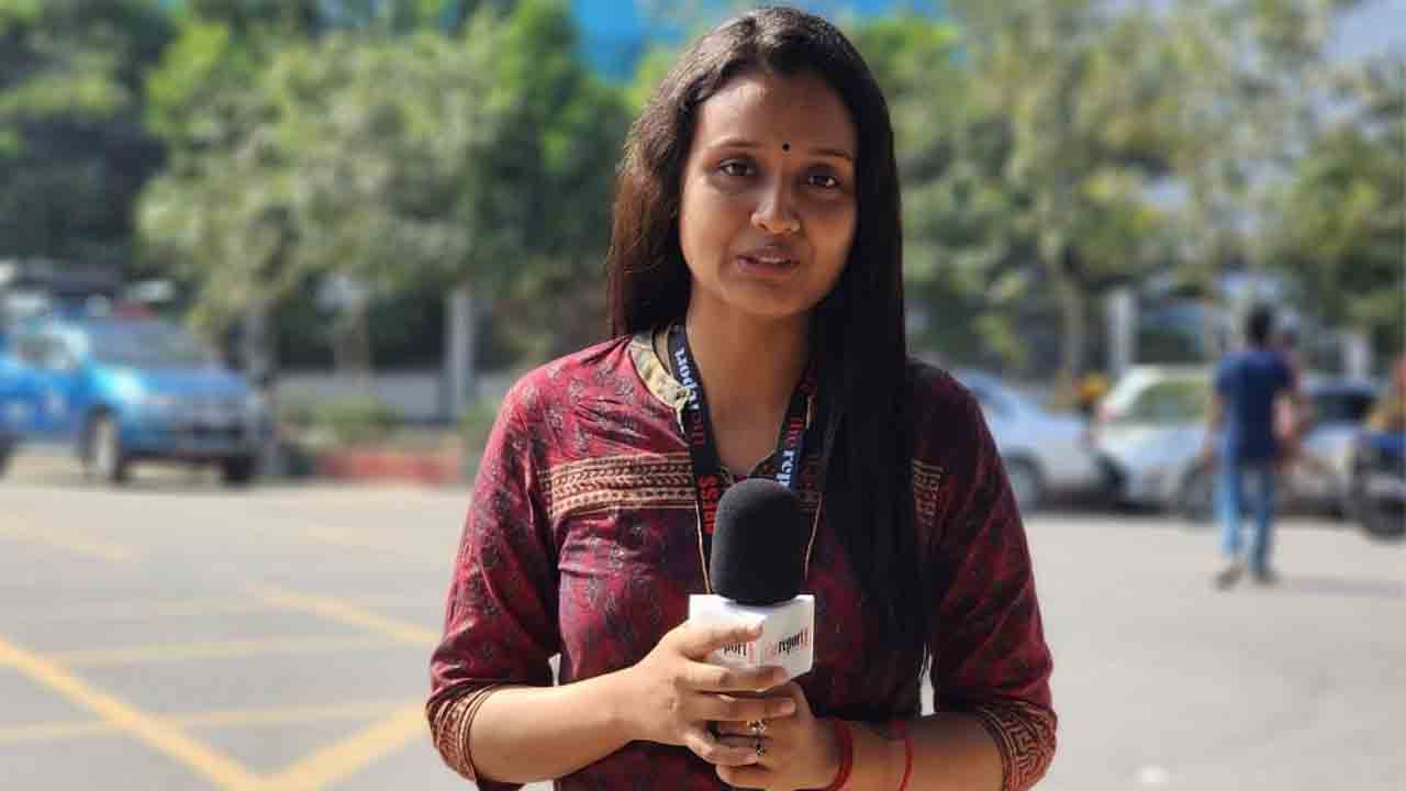 সাংবাদিক অভিশ্রুতি শাস্ত্রী। ফাইল ছবি