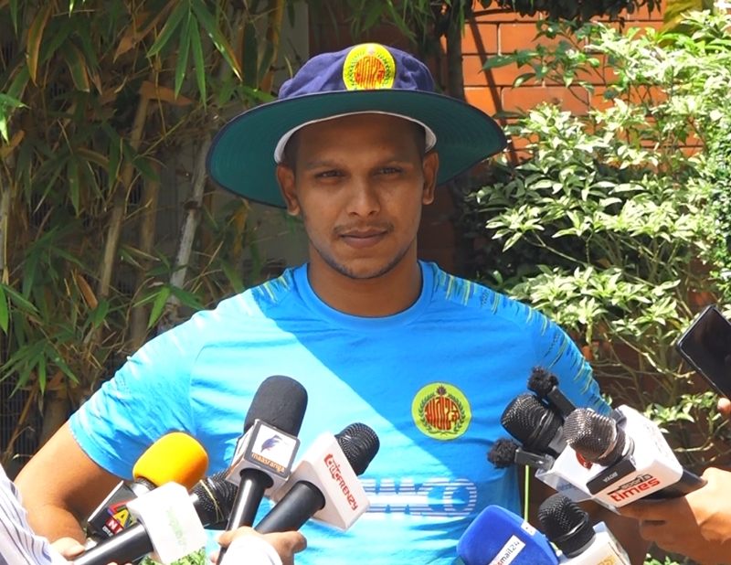 বাংলাদেশি বোলিং অলরাউন্ডার সাইফউদ্দিন। ছবি: সংগৃহীত