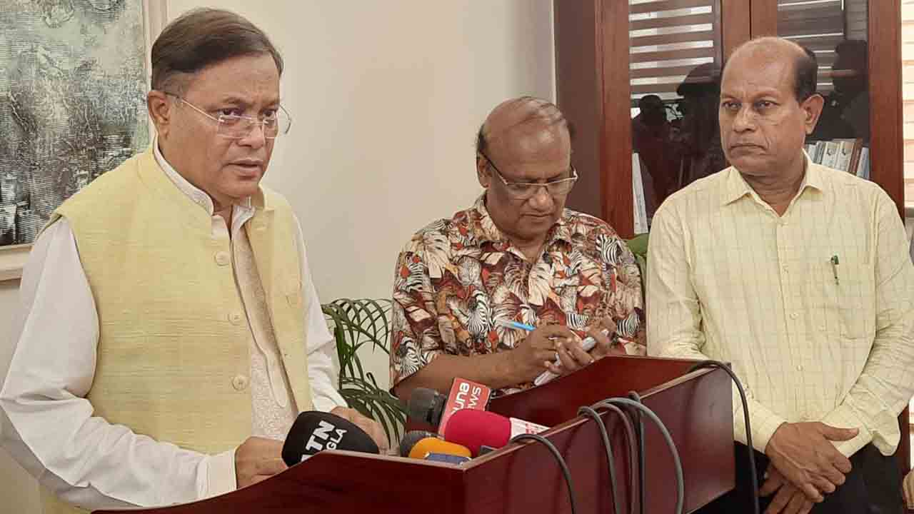 পররাষ্ট্রমন্ত্রী ড. হাছান মাহমুদ। ছবি: সংগৃহীত