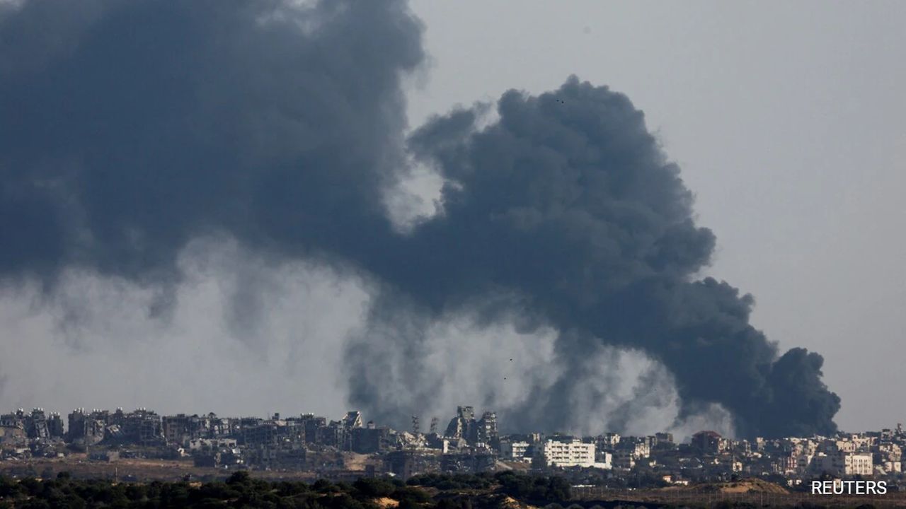 গাজায় ইসরাইলের বিমান হামলা / ছবি: এনডিটিভি