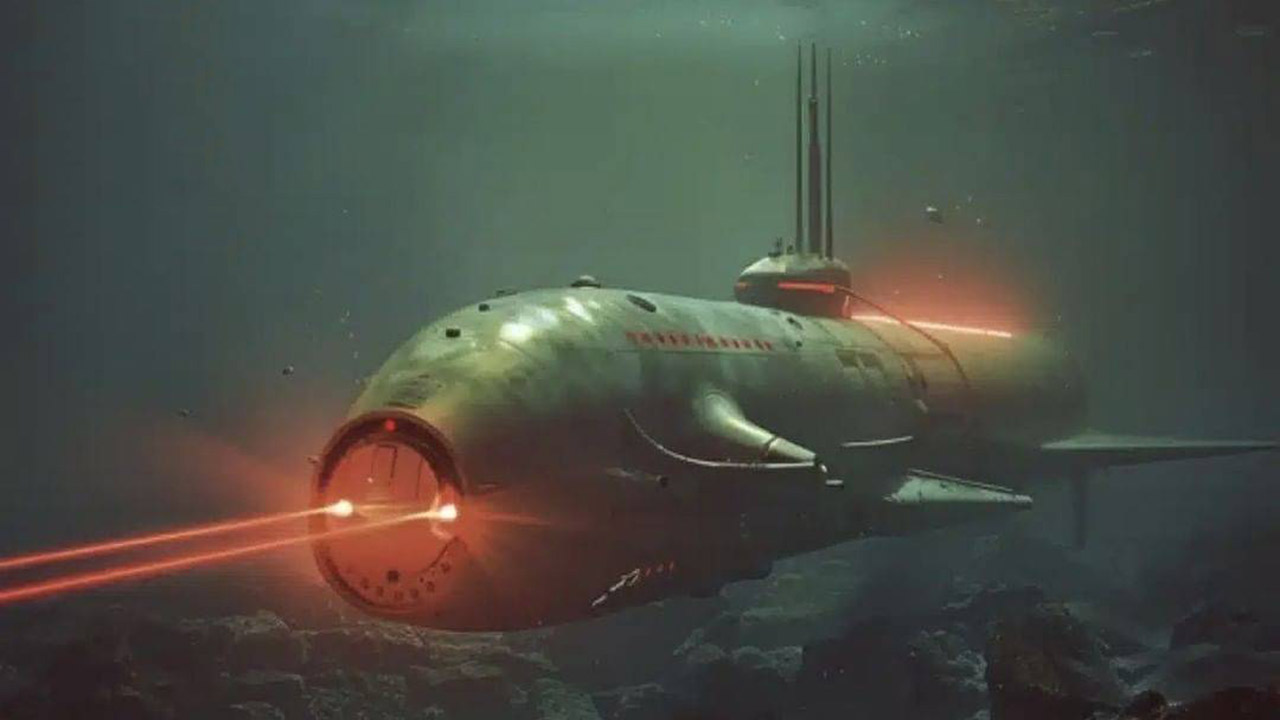 চীনের হারবিন ইঞ্জিনিয়ারিং বিশ্ববিদ্যালয়ের উদ্ভাবিত নতুন লেজার প্রপালশন সাবমেরিন / ছবি: ইন্সটাগ্রাম