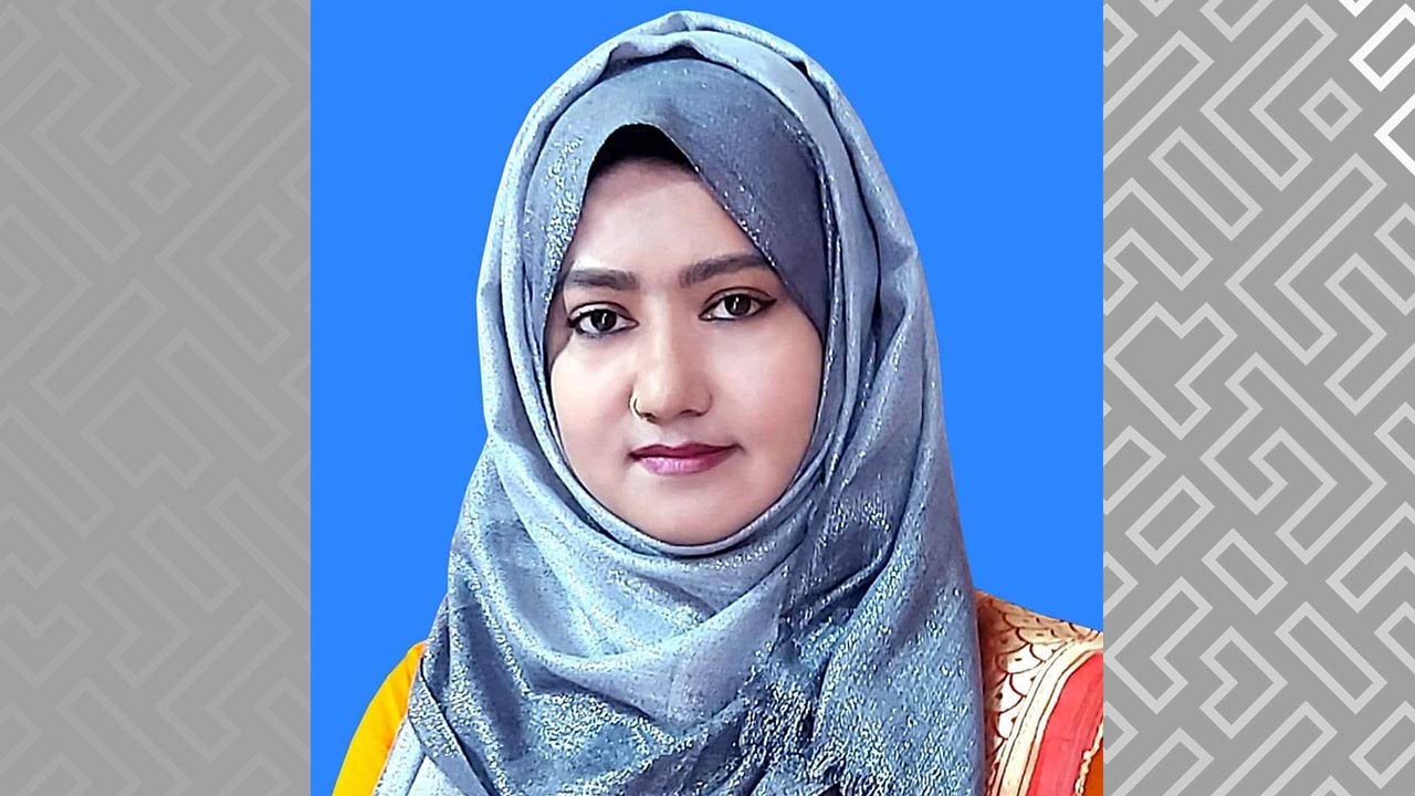 যশোর সদর উপজেলা পরিষদের চেয়ারম্যান প্রার্থী ফাতেমা আনোয়ার / ছবি: দেশ টিভি