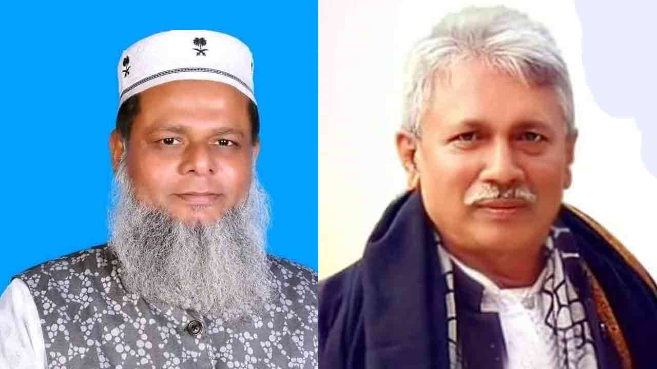 মো. আবু সাঈদ মিঞা, কাউখালী উপজেলা (বাঁয়ে) এবং আব্দুল হক, নেছারাবাদ উপজেলা (ডানে)