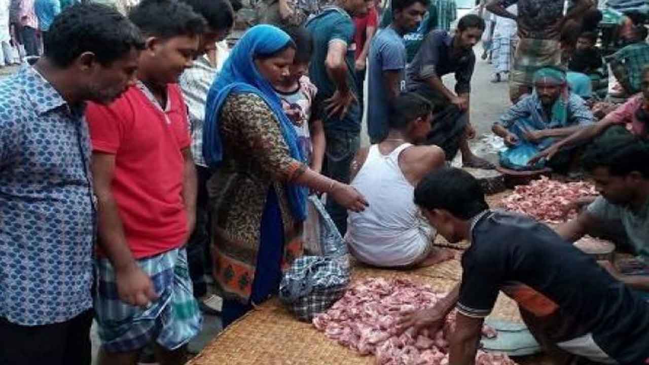৬০০ টাকা কেজি বিক্রি হচ্ছে কোরবানির মাংস