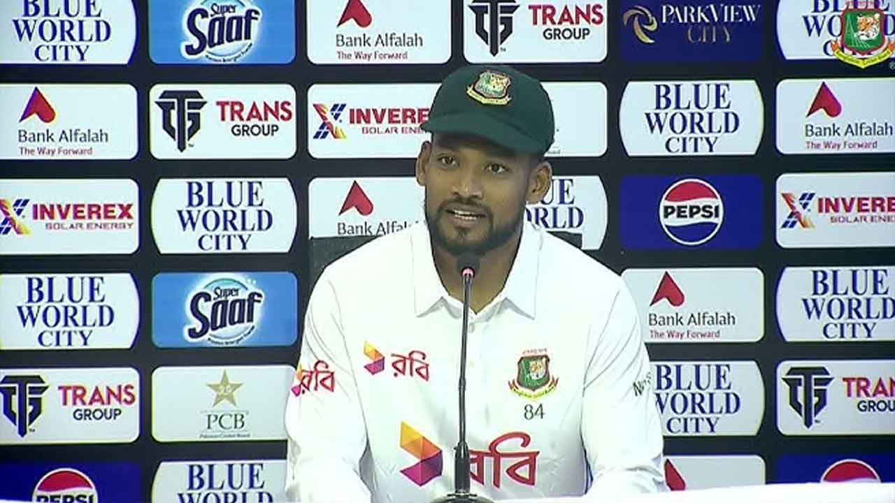 বাংলাদেশ জাতীয় ক্রিকেট দলের অধিনায়ক নাজমুল হোসেন শান্ত।  ছবি: সংগৃহীত