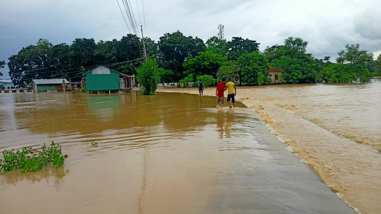 চতুর্থবাবের মতো বন্যায় আক্রান্ত বাঘাইছড়ি