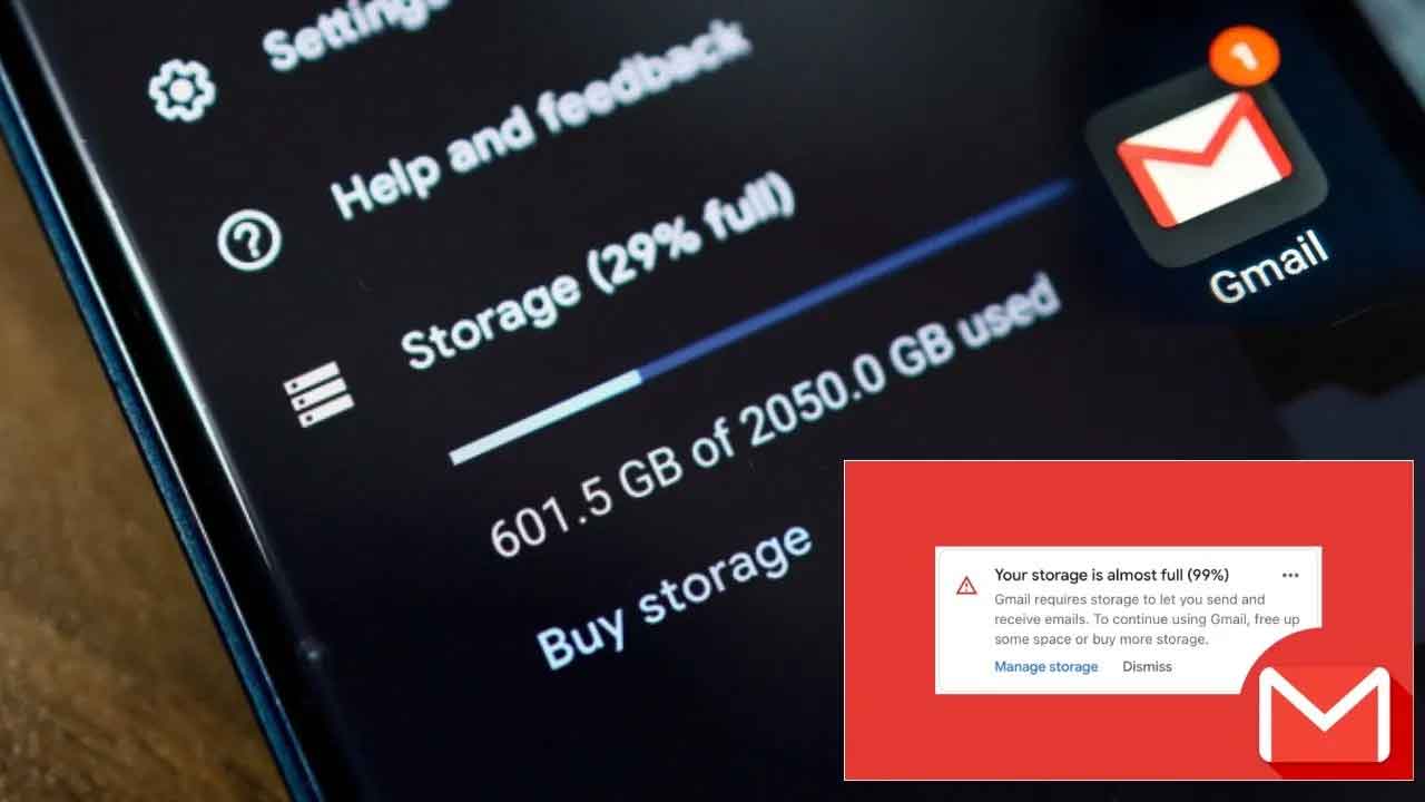 জিমেইল অ্যাকাউন্টের জায়গা খালি করবেন যেভাবে