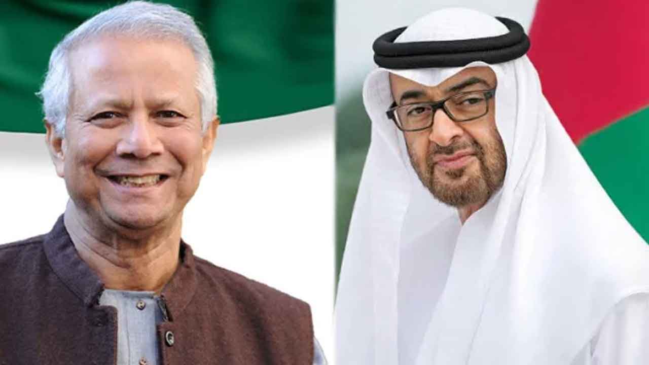 আরব আমিরাতের প্রেসিডেন্টকে প্রধান উপদেষ্টার চিঠি