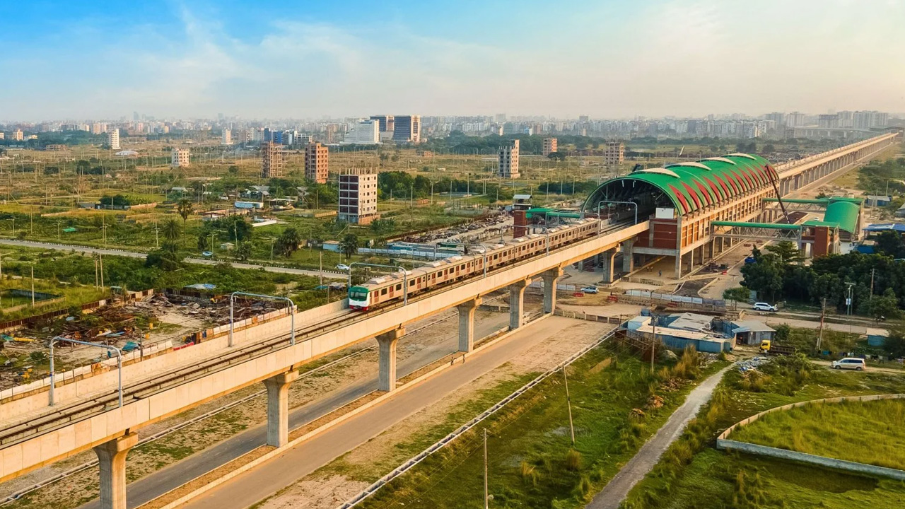 আগারগাঁও-মতিঝিল রুটে মেট্রোরেল চলাচল বন্ধ