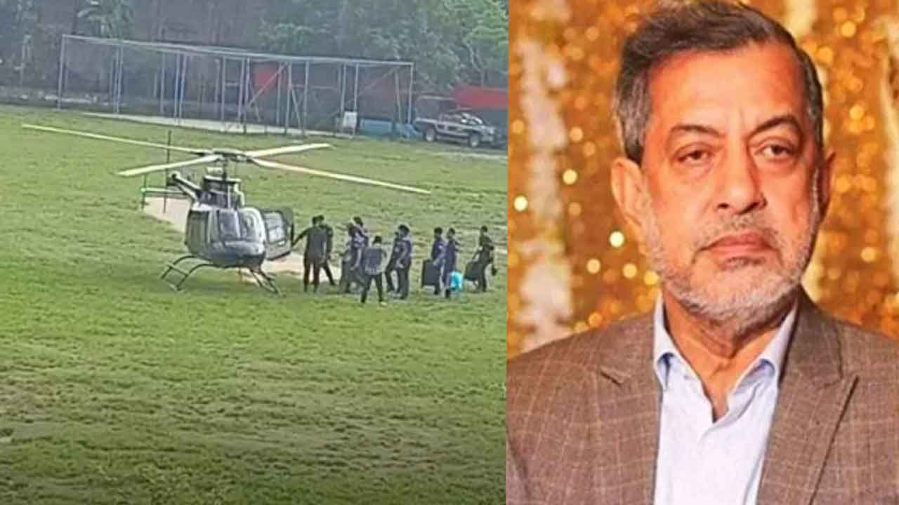 সাবেক এমপি ফজলে করিম চৌধুরীকে হেলিকপ্টারে নেওয়া হলো চট্টগ্রামে