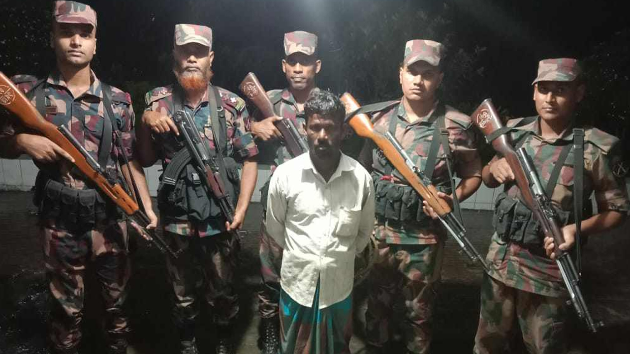 কুড়িগ্রাম সীমান্তে ভারতীয় নাগরিক আটক