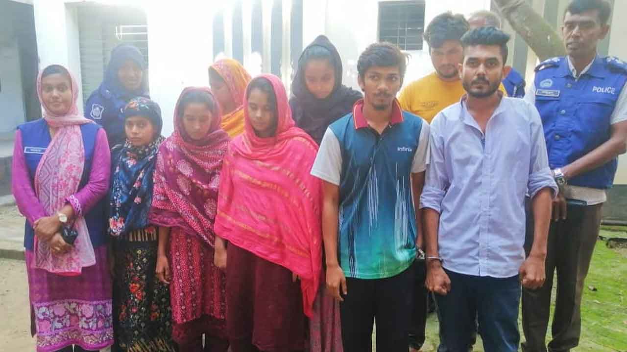 ব্রাহ্মণবাড়িয়ায় আ. লীগ নেতার বাসা থেকে ৫ নারীসহ ৮ জন গ্রেপ্তার