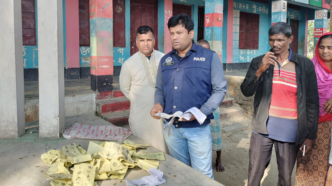 নৌকার সিল মারা ব্যালট উদ্ধার তিন বছর পর