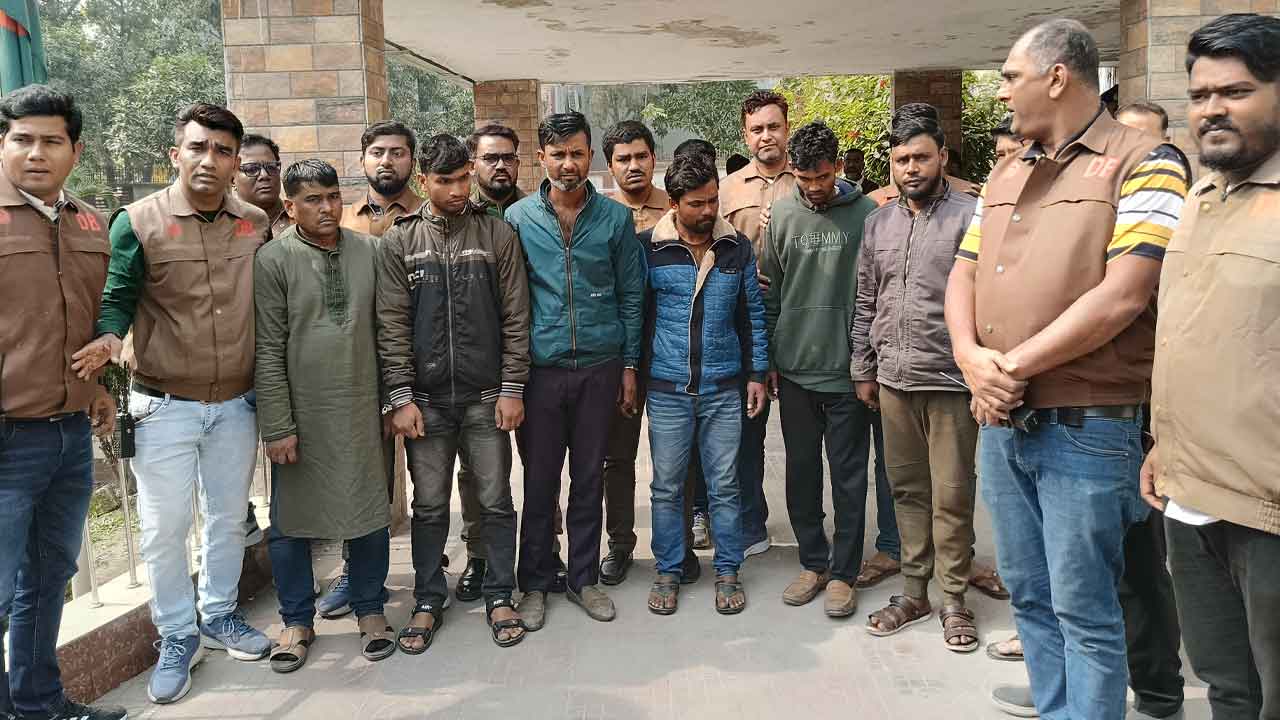 মুন্সীগঞ্জে ডাকাতির মামলায় ৭ ডাকাত সদস্য গ্রেপ্তার