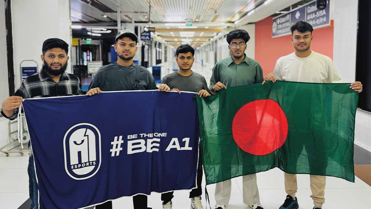 ই-স্পোর্টস ওয়ার্ল্ড কাপ কোয়ালিফায়ার খেলতে কাজাখস্তানের পথে টিম বাংলাদেশ এ১ ই-স্পোর্টস&nbsp;