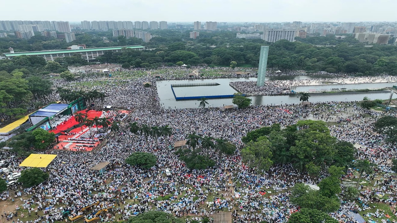 সোহরাওয়ার্দী উদ্যানে চলছে জামায়াতের জাতীয় সমাবেশ