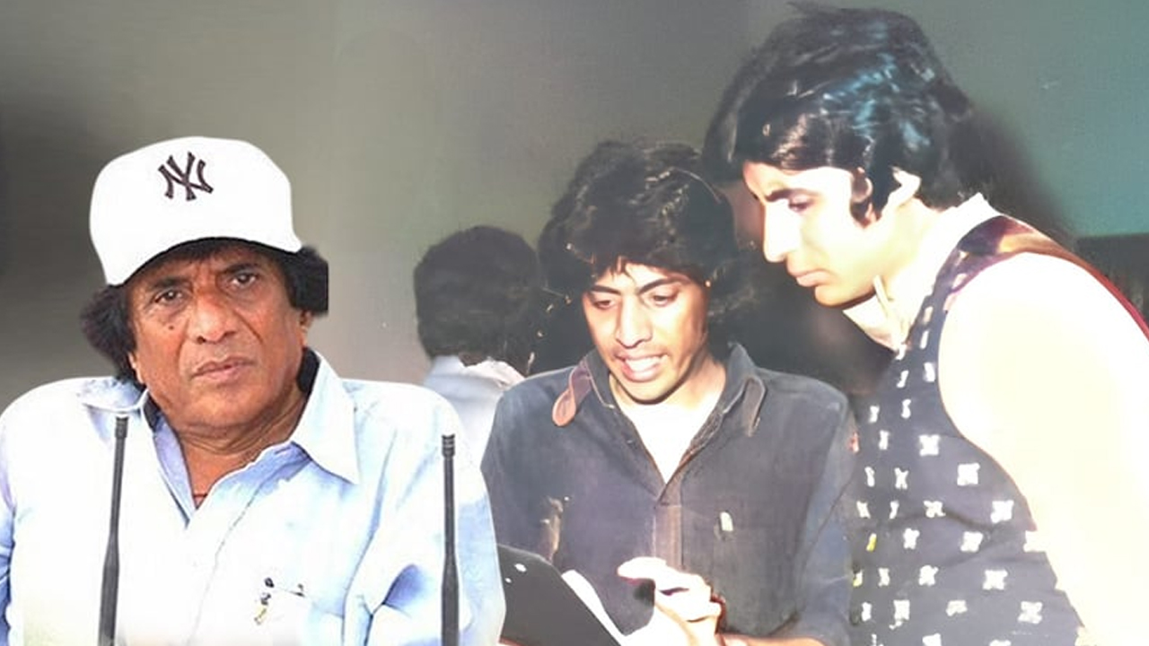 পরিচালক চন্দ্র বরোত ও অমিতাভ বচ্চন। সংগৃহীত ছবি